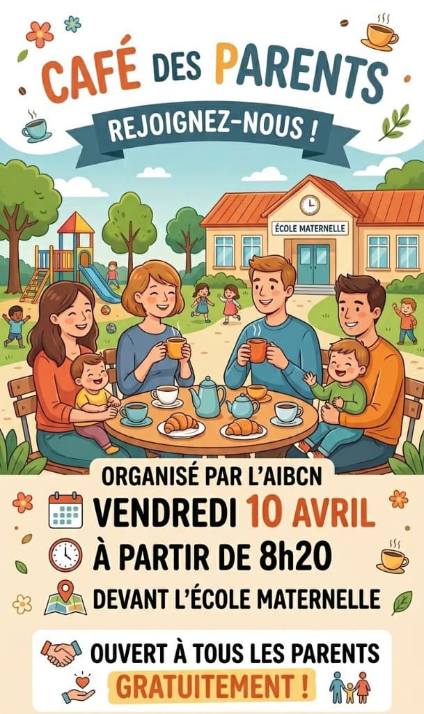 Affiche — Café des parents, Saint-Exupéry