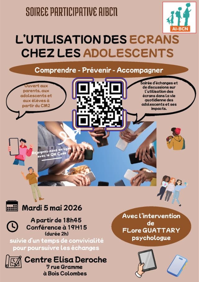 Flyer — L'utilisation des écrans chez les adolescents