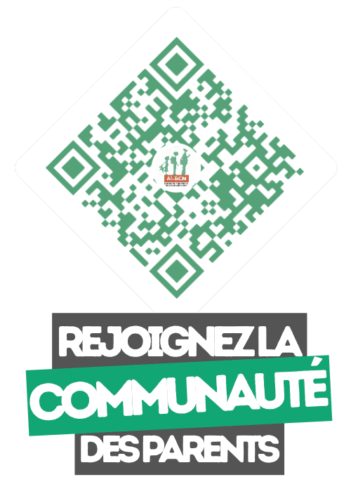 QR code — Rejoindre la communauté des parents AIBCN sur Kubiq