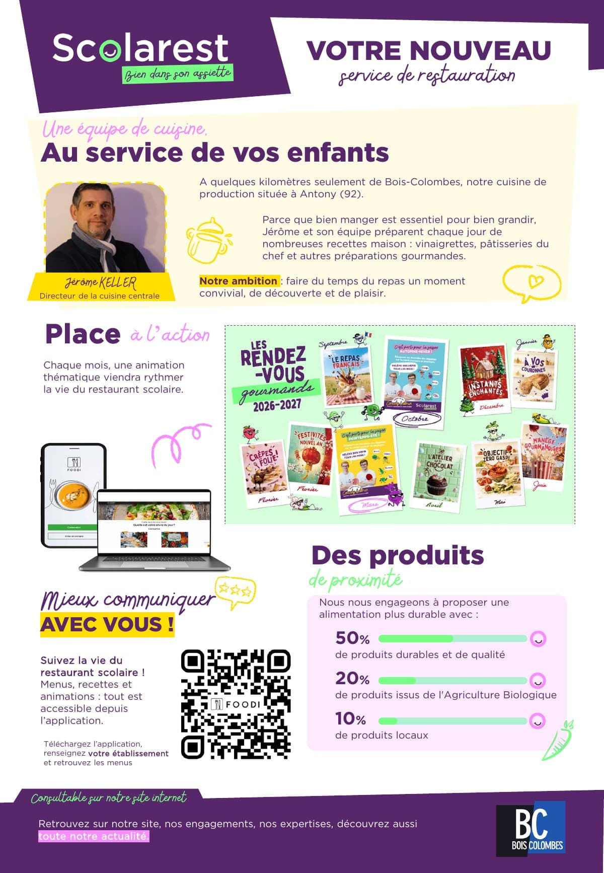 Présentation Scolarest — rentrée scolaire 2026-2027 — page 1